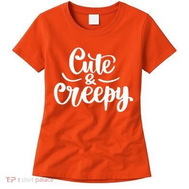 Cute And Creepy Halloween Funny Women's T-Shirt