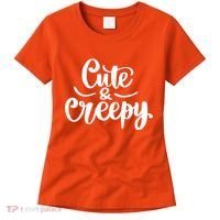 Cute And Creepy Halloween Funny Women's T-Shirt thumb 0