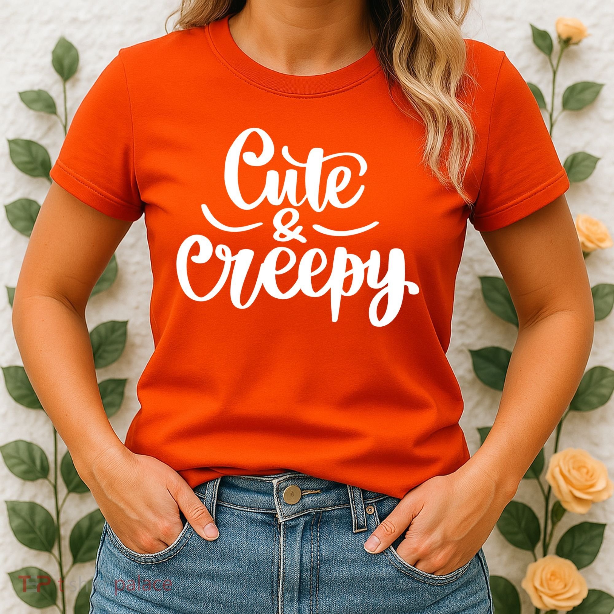 Cute And Creepy Halloween Funny Women's T-Shirt