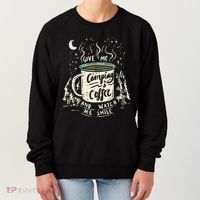 Camping And Coffee Women's Sweatshirt thumb 0