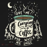 Camping And Coffee Doggie Tank thumb 4