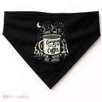 Camping And Coffee USA-Made Doggie Bandana thumb 0
