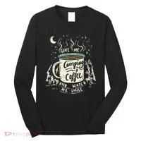 Camping And Coffee Long Sleeve Shirt thumb 0