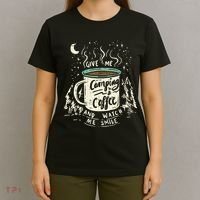 Camping And Coffee T-Shirt thumb 4