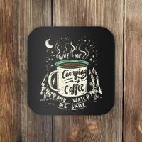 Camping And Coffee Coaster thumb 0
