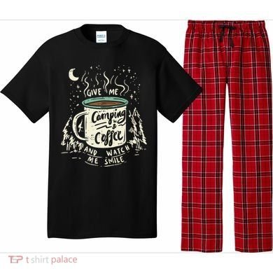 Camping And Coffee Pajama Set