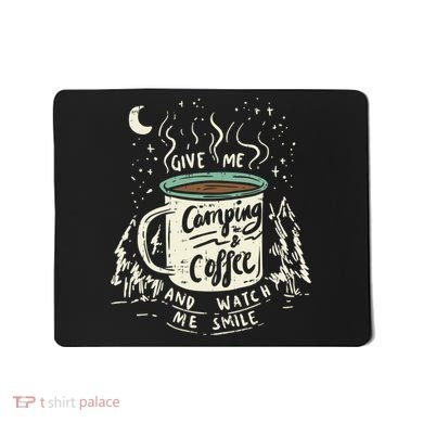 Camping And Coffee Mousepad