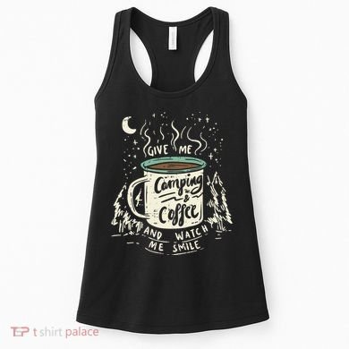 Camping And Coffee Women's Tank Top
