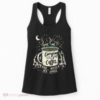 Camping And Coffee Women's Tank Top thumb 0