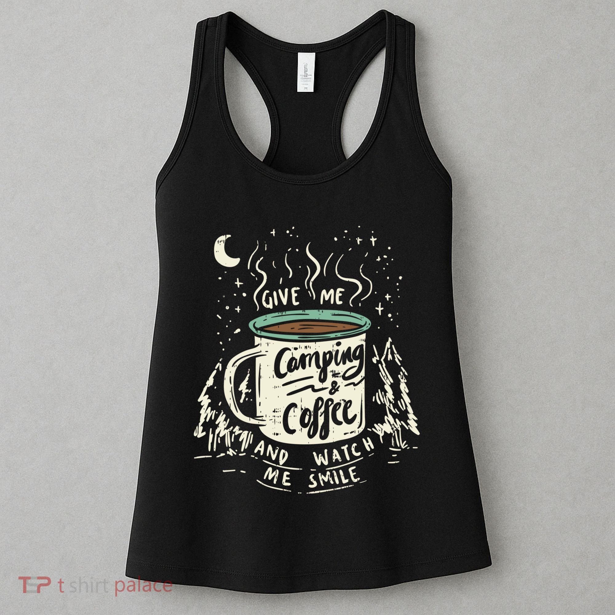 Camping And Coffee Women's Tank Top