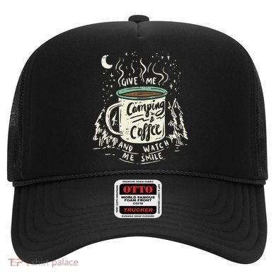 Camping And Coffee Hat