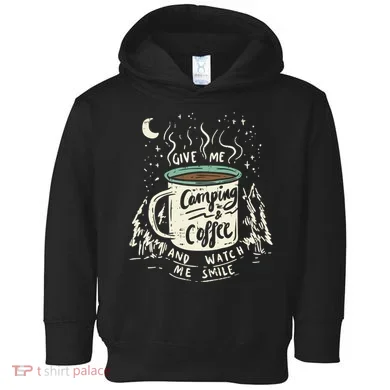 Camping And Coffee Toddler Hoodie