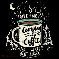 Camping And Coffee Toddler T-Shirt thumb 4