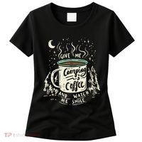 Camping And Coffee Women's T-Shirt thumb 0