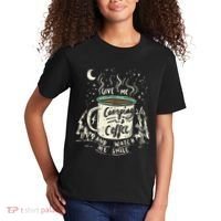 Camping And Coffee Kids T-Shirt thumb 2