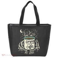 Camping And Coffee Tote Bag thumb 0