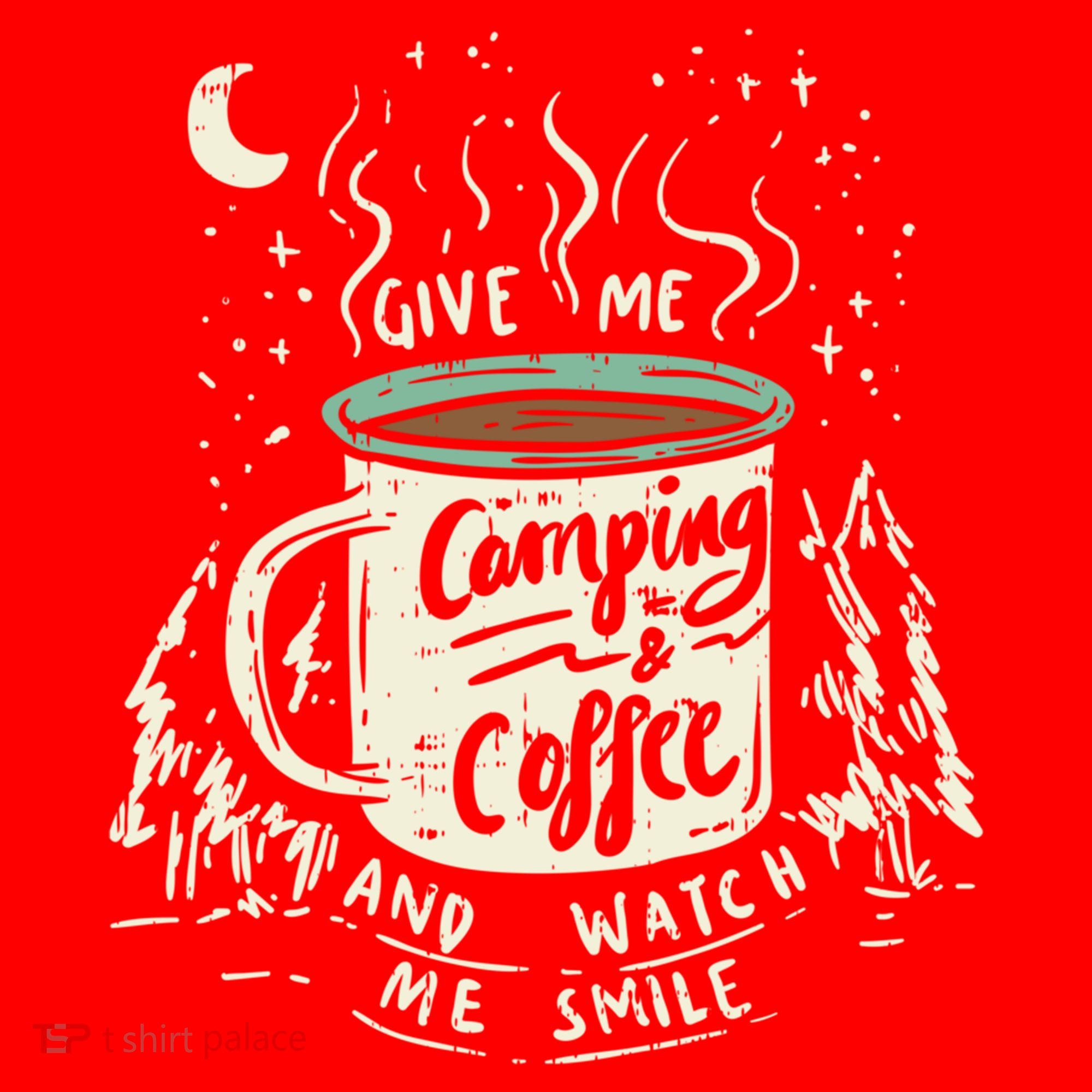 Camping And Coffee Santa Hat