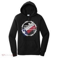 Come And Cut It Barbwire Texas Flag Women's Hoodie thumb 0