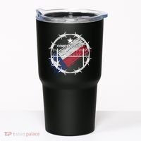 Come And Cut It Barbwire Texas Flag Tumbler thumb 0