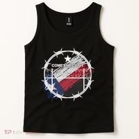 Come And Cut It Barbwire Texas Flag Tank Top thumb 2
