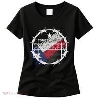Come And Cut It Barbwire Texas Flag Women's T-Shirt thumb 0