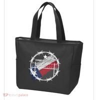 Come And Cut It Barbwire Texas Flag Tote Bag thumb 3