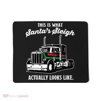 Christmas Asphalt Cowboy Trucker Truck Driver Gifts Mousepad thumb 0