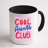 Cool Aunts Club Striped Coffee Mug thumb 1