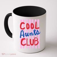 Cool Aunts Club Striped Coffee Mug thumb 0