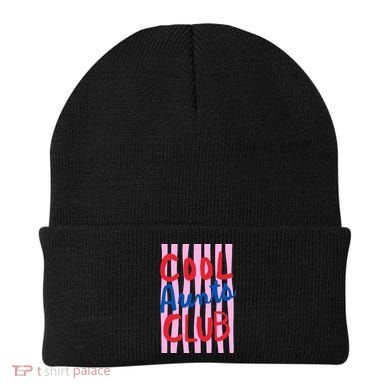 Cool Aunts Club Striped Beanie