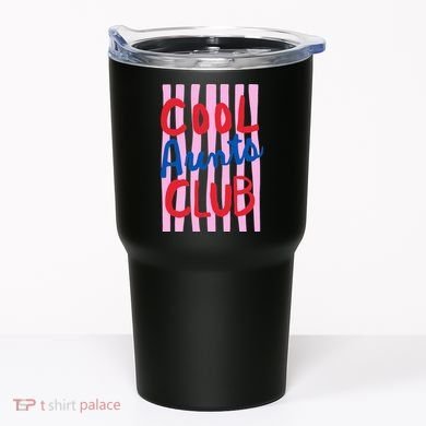 Cool Aunts Club Striped Tumbler