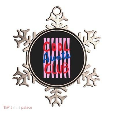 Cool Aunts Club Striped Ornament