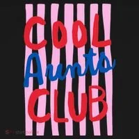 Cool Aunts Club Striped Ornament thumb 1