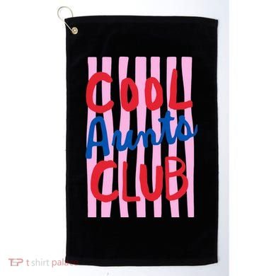 Cool Aunts Club Striped Golf Towel