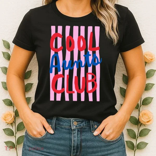 Cool Aunts Club Striped Women's T-Shirt