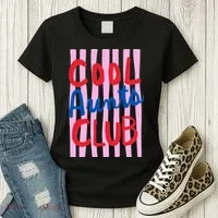 Cool Aunts Club Striped Women's T-Shirt thumb 3