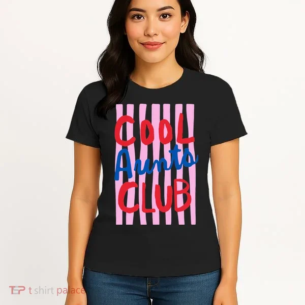 Cool Aunts Club Striped Women's T-Shirt