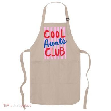 Cool Aunts Club Striped Apron