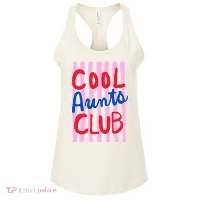 Cool Aunts Club Striped Women's Tank Top