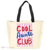 Cool Aunts Club Striped Tote Bag thumb 0