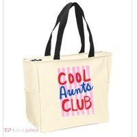 Cool Aunts Club Striped Tote Bag thumb 2