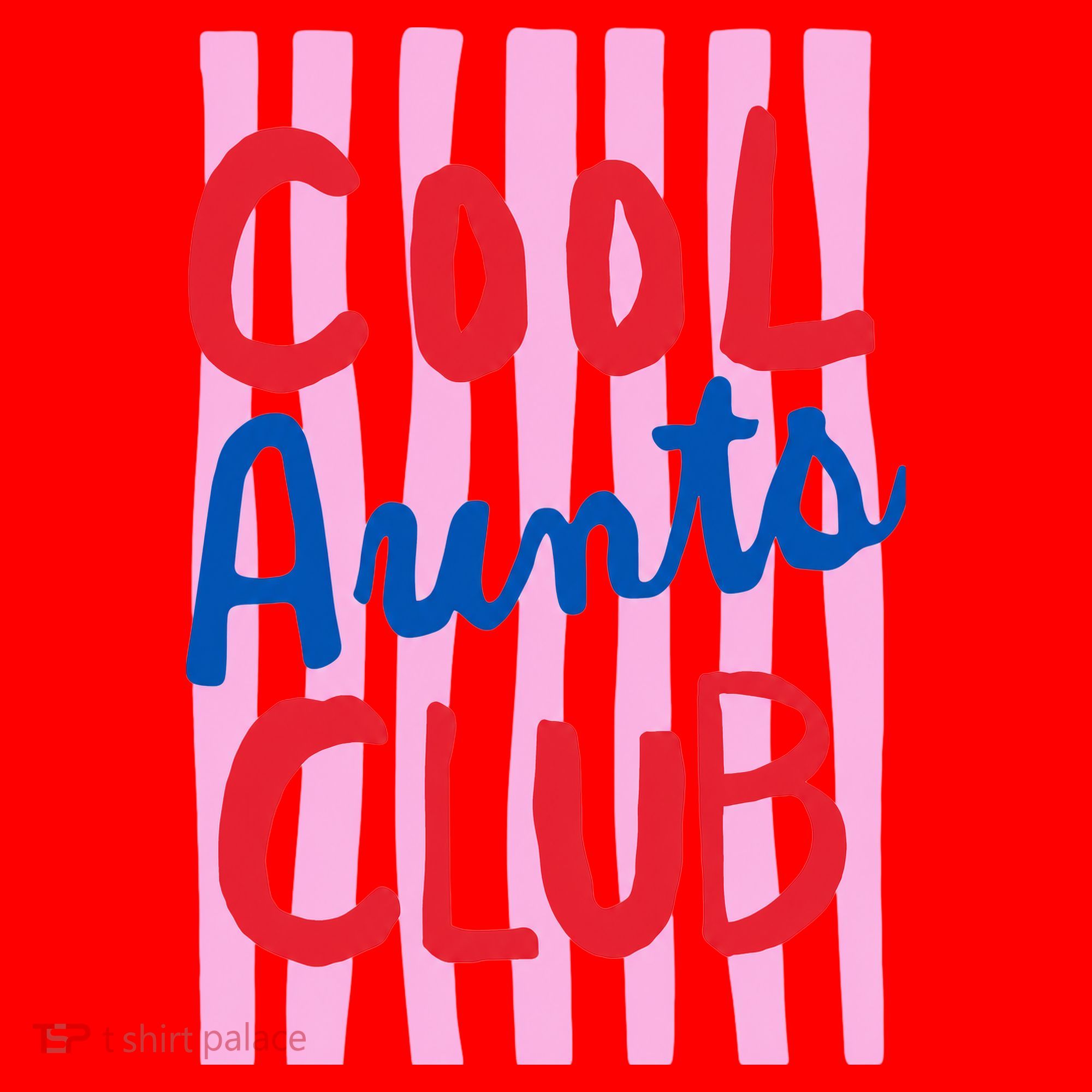 Cool Aunts Club Striped Santa Hat