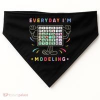 Cute Aac Communication Aac Symbols Everyday IM Modelling USA-Made Doggie Bandana thumb 0