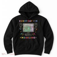 Cute Aac Communication Aac Symbols Everyday IM Modelling Hoodie thumb 0