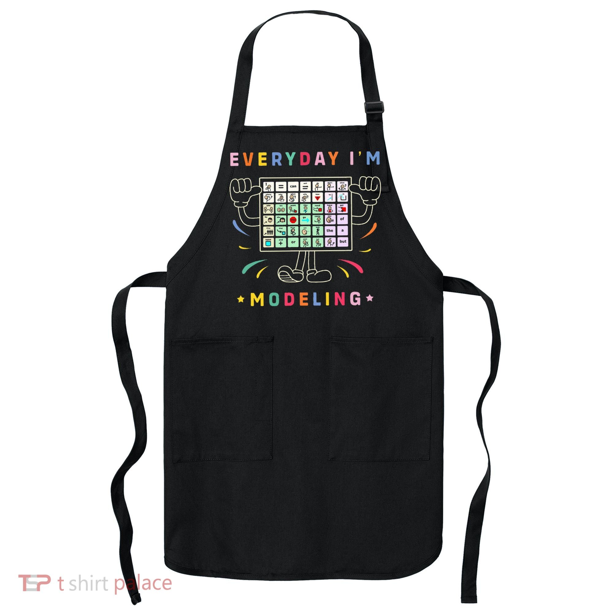 Cute Aac Communication Aac Symbols Everyday IM Modelling Apron