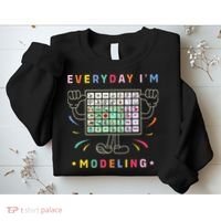 Cute Aac Communication Aac Symbols Everyday IM Modelling Sweatshirt thumb 2