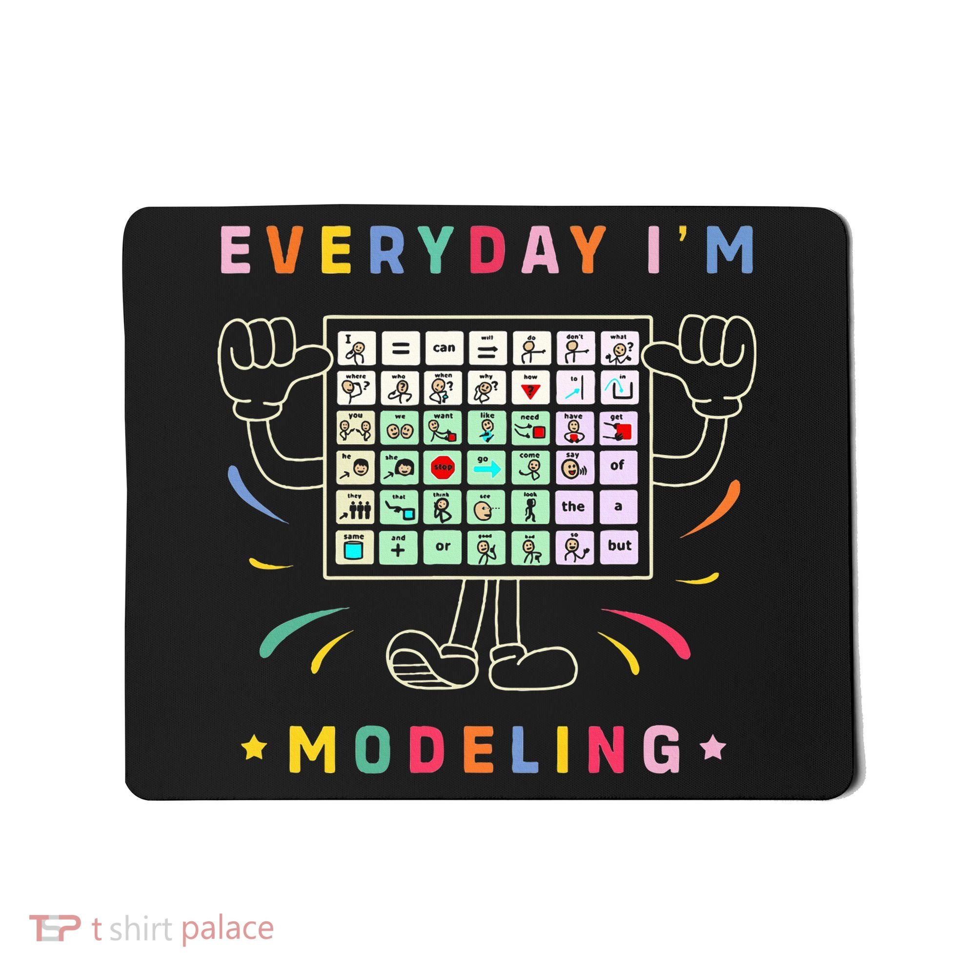 Cute Aac Communication Aac Symbols Everyday IM Modelling Mousepad