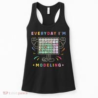 Cute Aac Communication Aac Symbols Everyday IM Modelling Women's Tank Top thumb 0