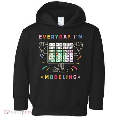 Cute Aac Communication Aac Symbols Everyday IM Modelling Toddler Hoodie