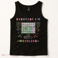 Cute Aac Communication Aac Symbols Everyday IM Modelling Tank Top thumb 2